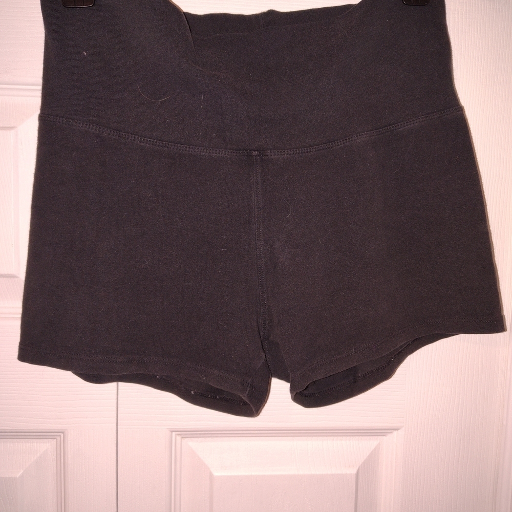 Black Women's Shorts Leggings Style Hi Waist Vintage